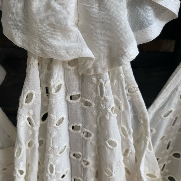 Free People Soulshine Eyelet Tank XS Ivory - Picture 5 of 7